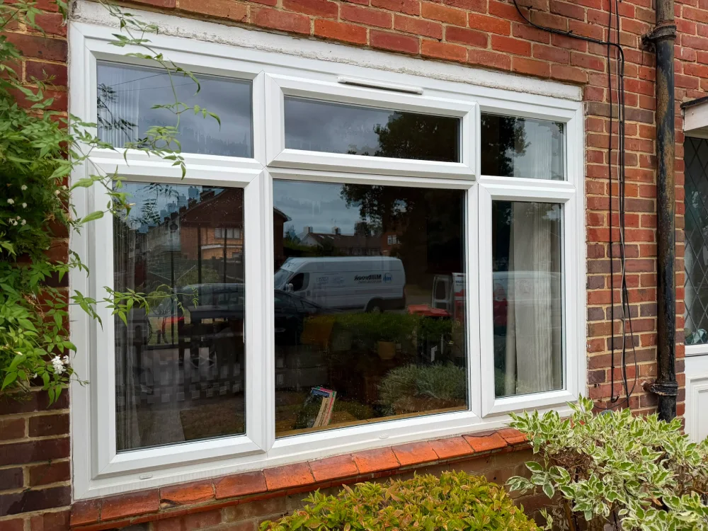 Window before cleaning