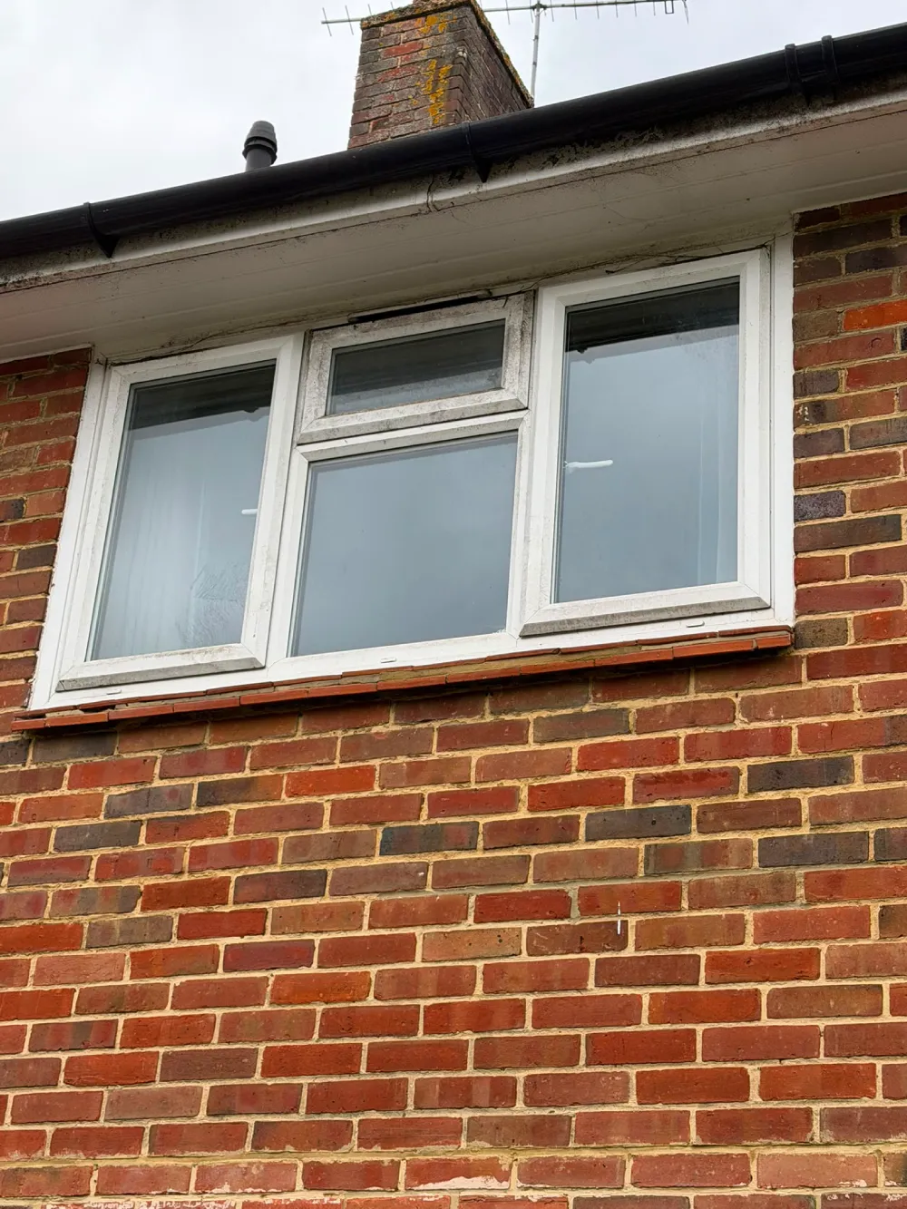 Window before cleaning